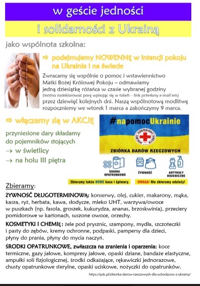 Pomoc dla Ukrainy! - Obrazek 1
