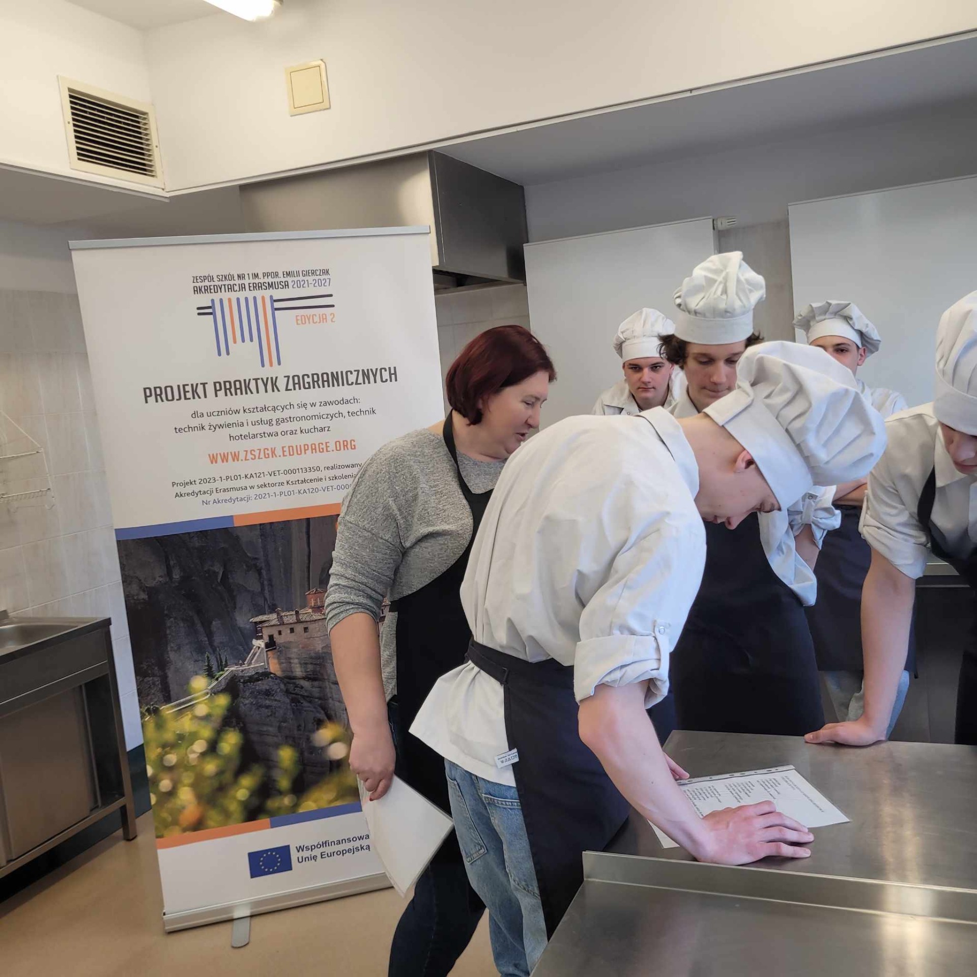 Warsztaty kulinarne w ramach promocji Projektu Unijnego Erasmus+