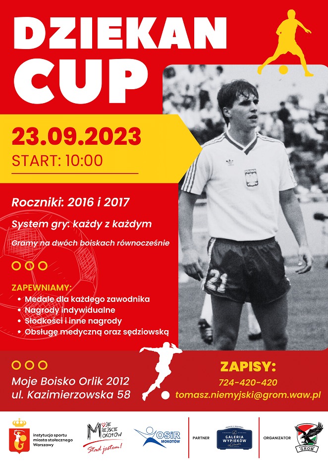 Turniej Piłki Nożnej "Dziekan Cup" w najbliższą sobotę 23 września - Obrazek 1
