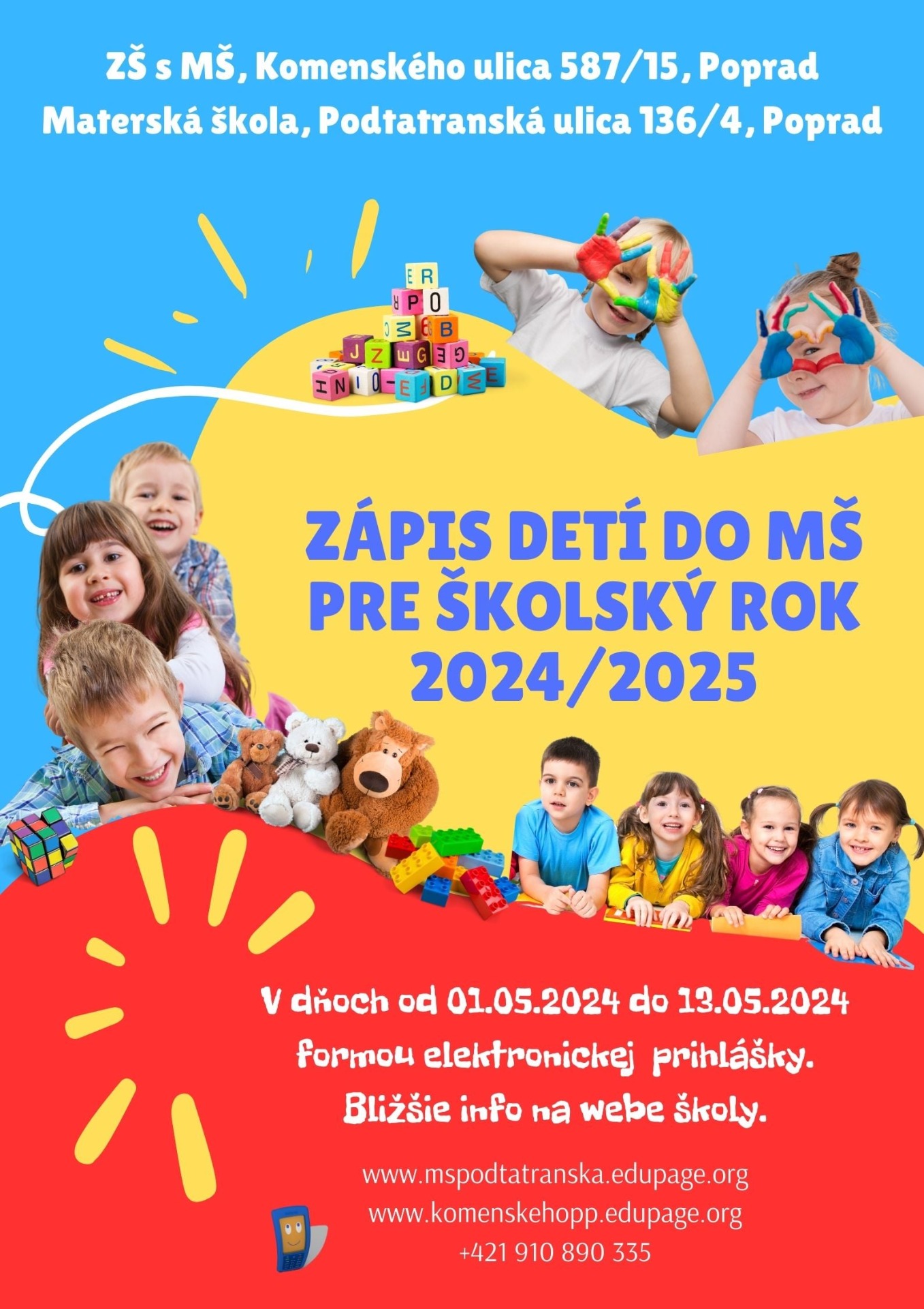 Zápis detí do materskej školy 2024/2025 - Obrázok 1
