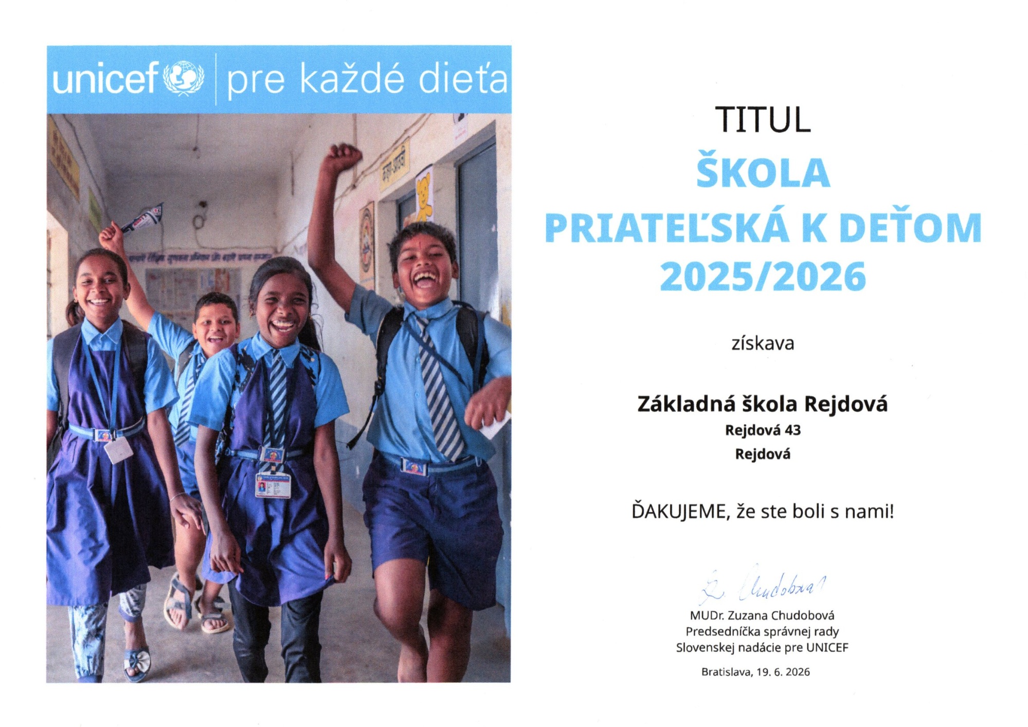 Škola priateľská k deťom - Obrázok 1
