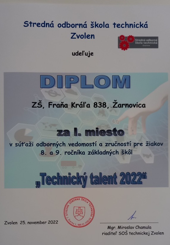 „Technický talent 2022“ - Obrázok 1