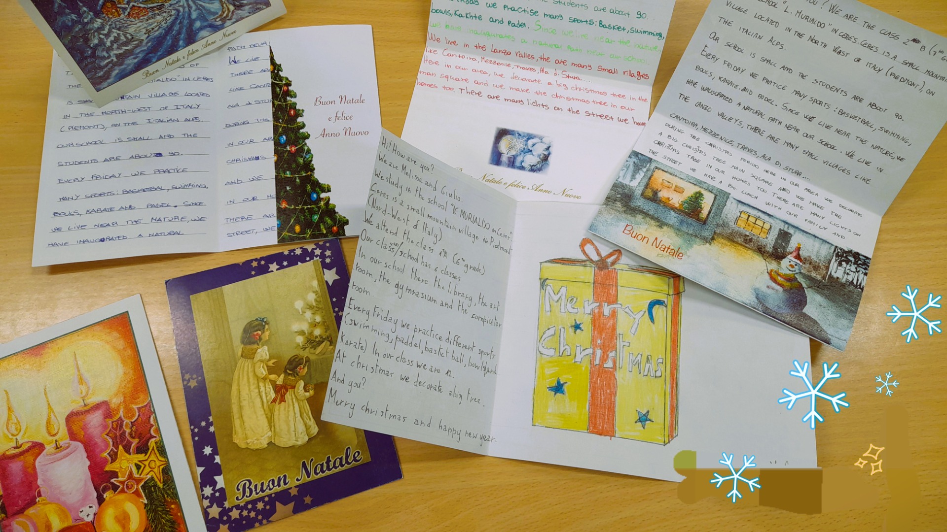 Wymiana kart świątecznych i pocztówek ze szkołą we Włoszech - Obrazek 1