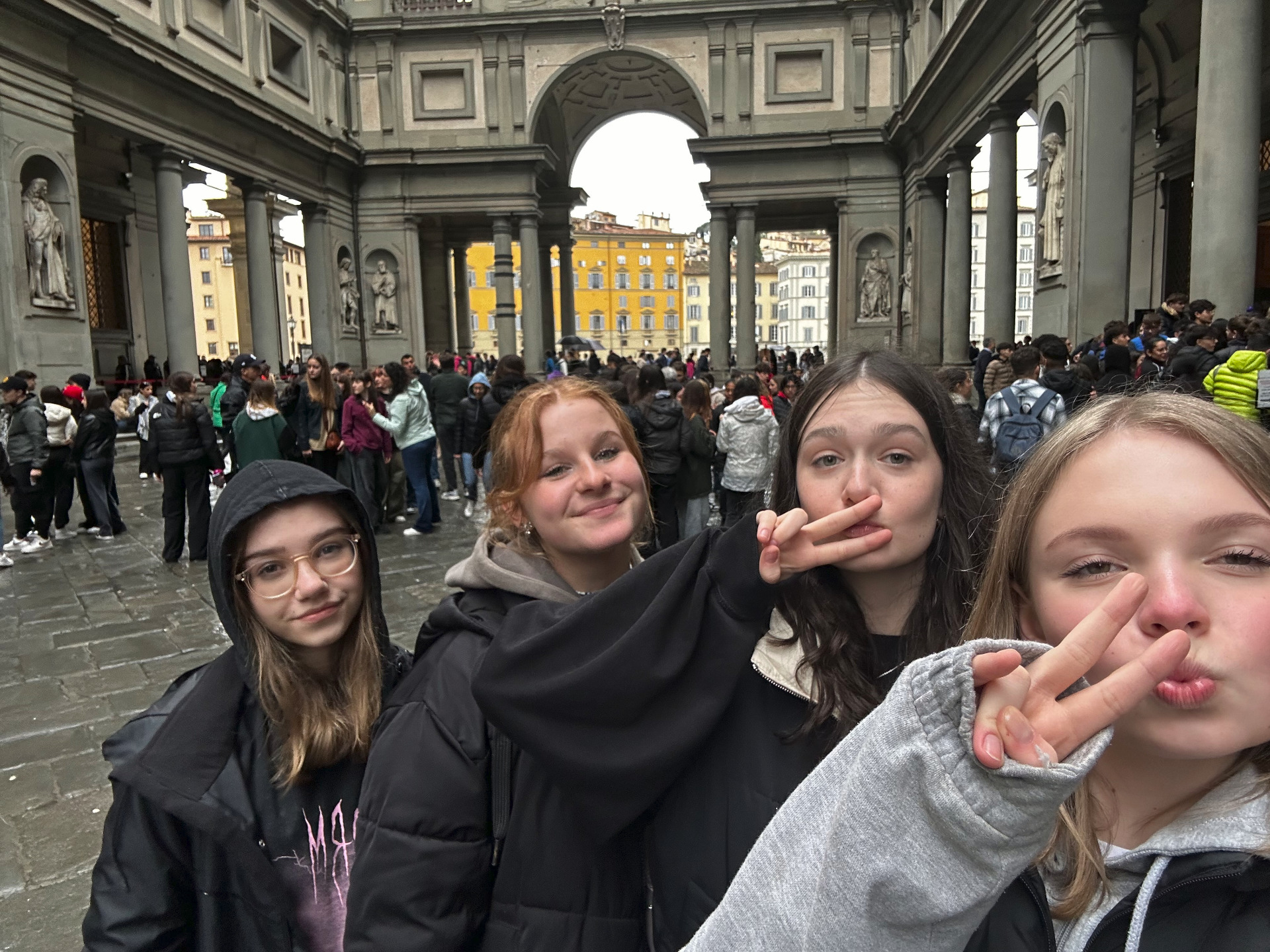 Zdjęcie grupowe we Florencji