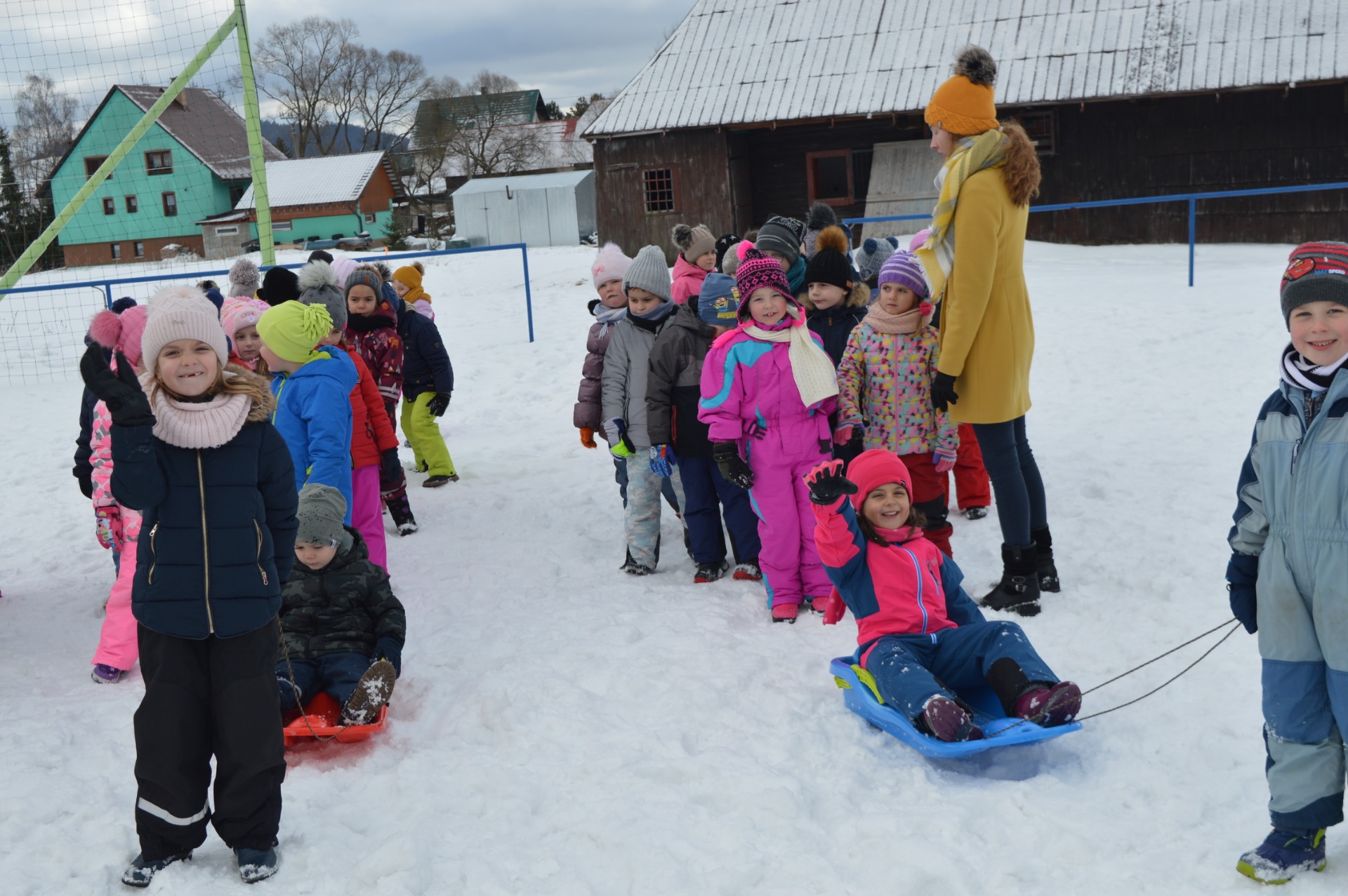 Hry na snehu so školákmi - Obrázok 4