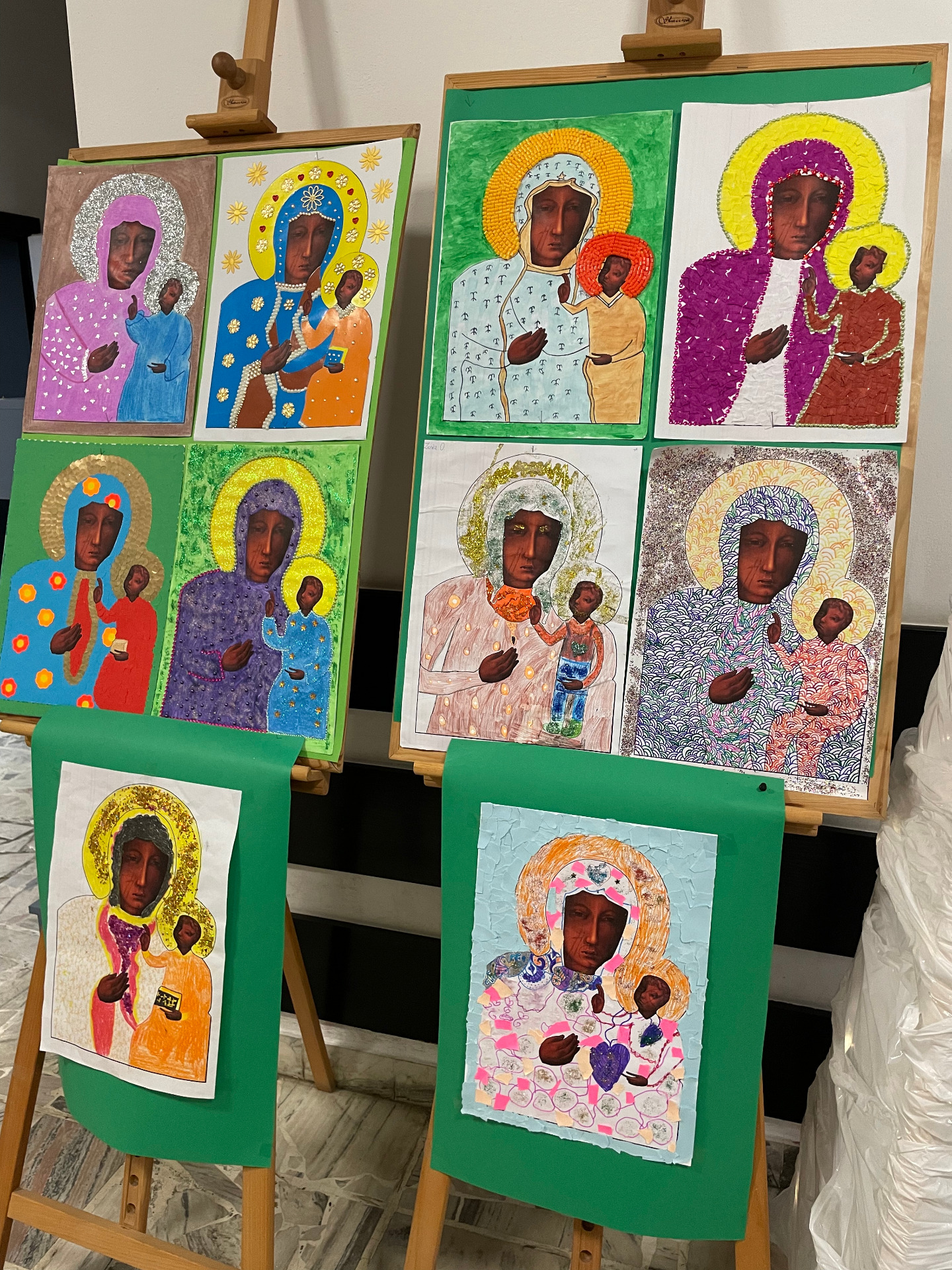 Kolorowa twórczość plastyczna z motywem religijnym 🎨 - Obrazek 6
