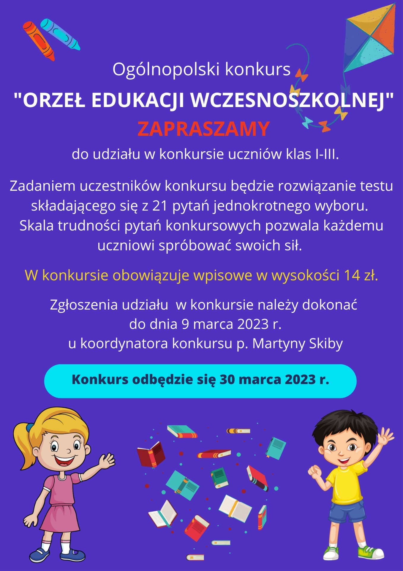 Ogólnopolski konkurs "Orzeł Edukacji Wczesnoszkolnej" - Obrazek 1