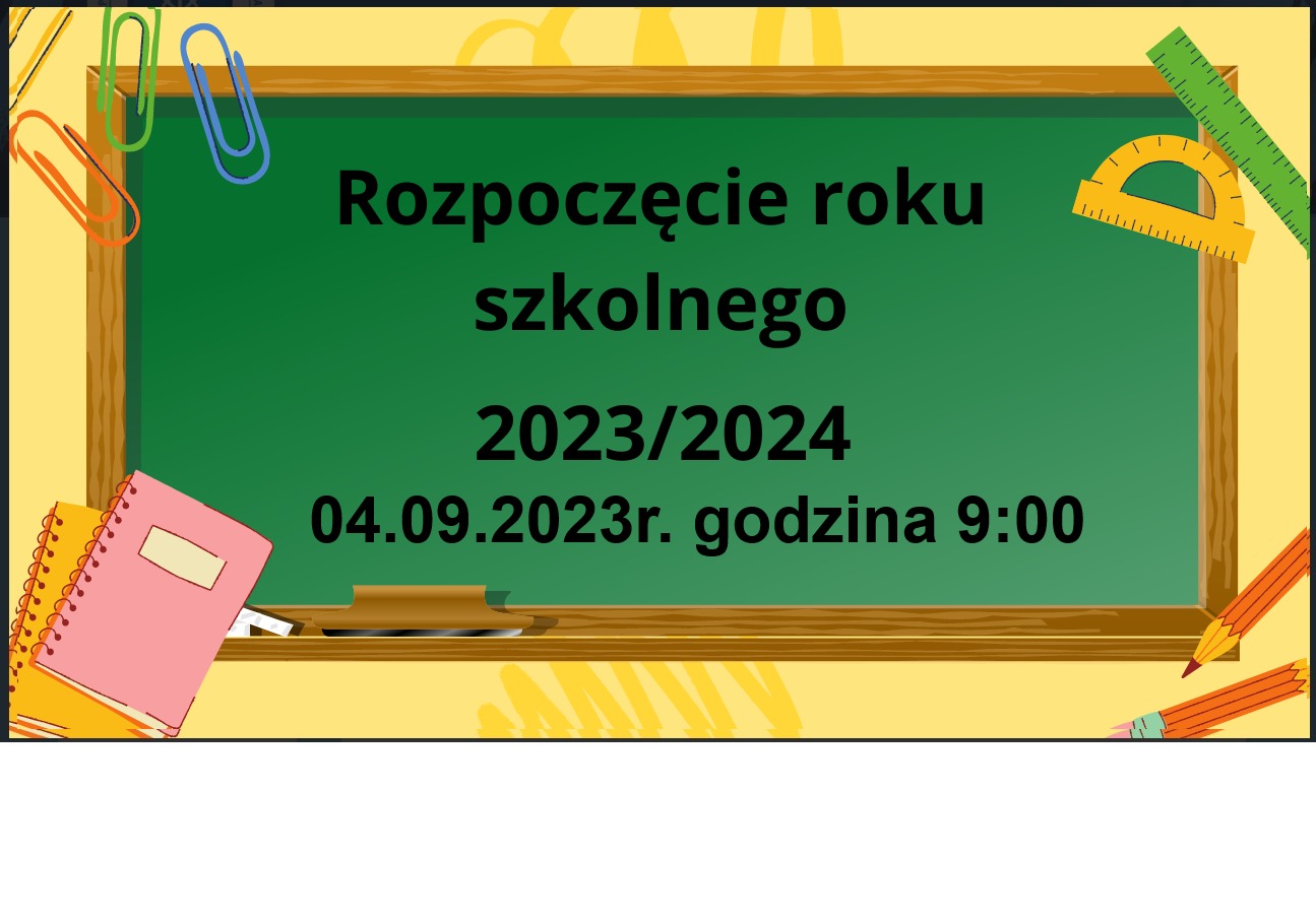 Rok szkolny 2023/2024 - Obrazek 1