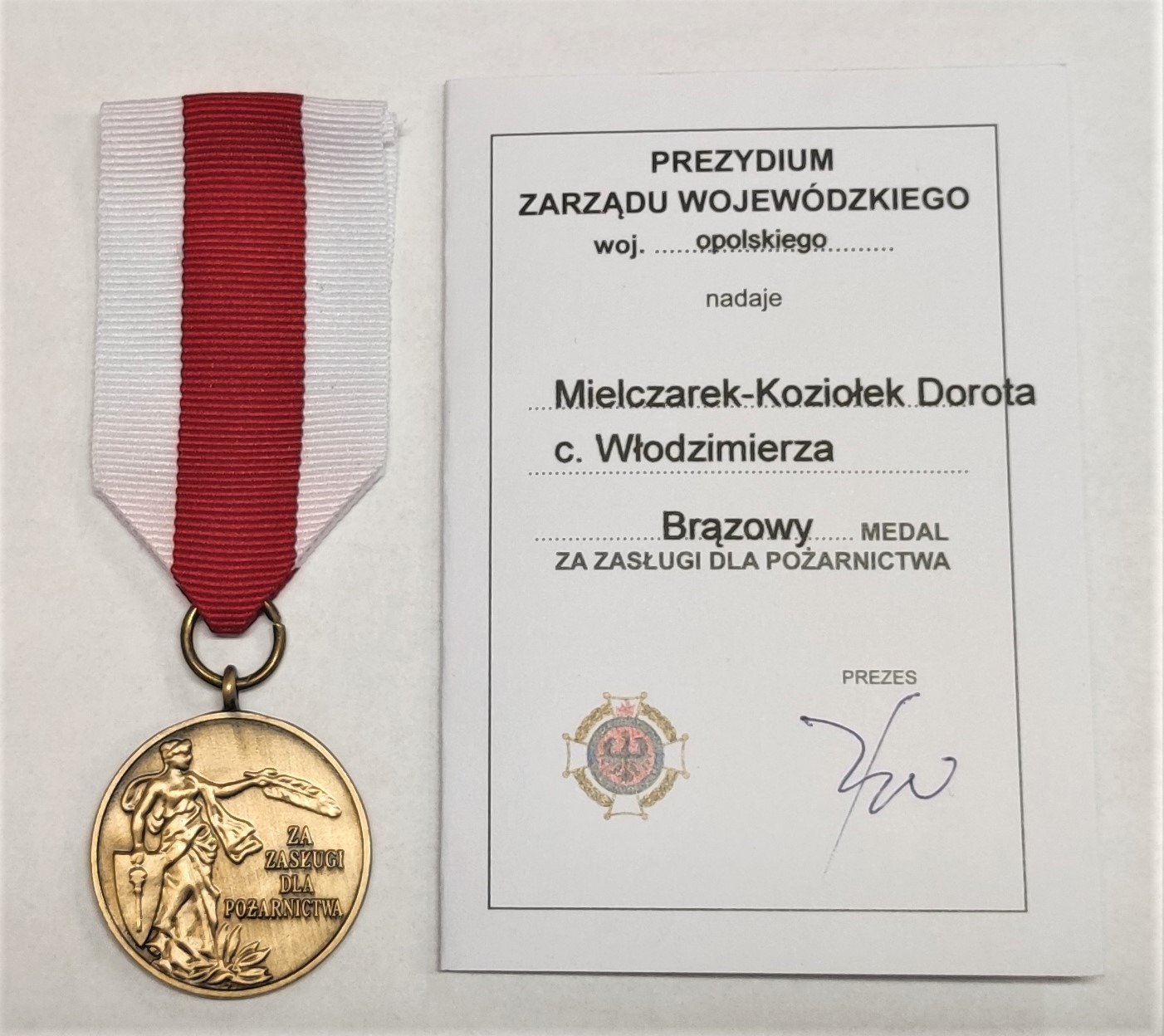 Medal za zasługi - Obrazek 1