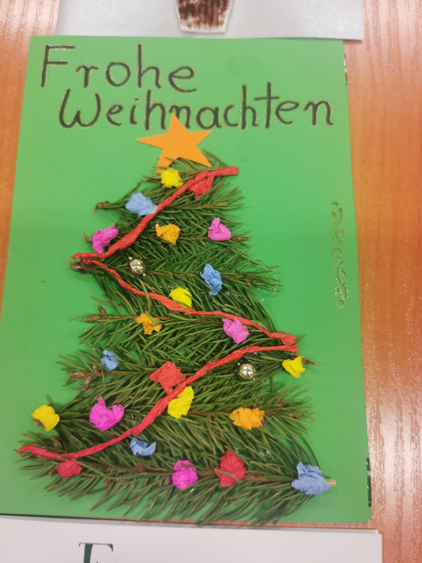 Szkolny konkurs na najładniejszą kartkę bożonarodzeniową w języku angielskim i niemieckim - Obrazek 5
