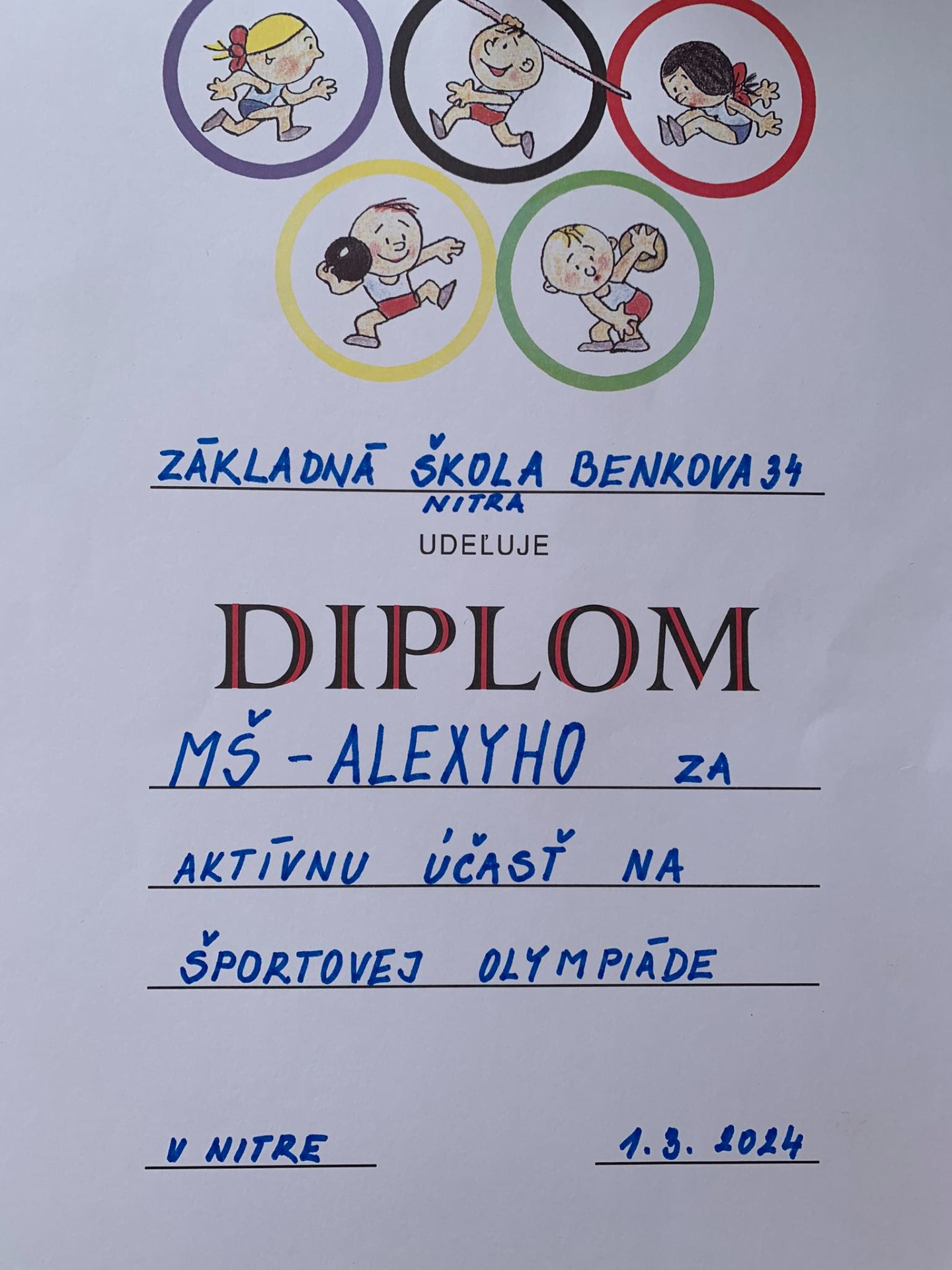 Miniolympiáda v ZŠ Benkova - Obrázok 1