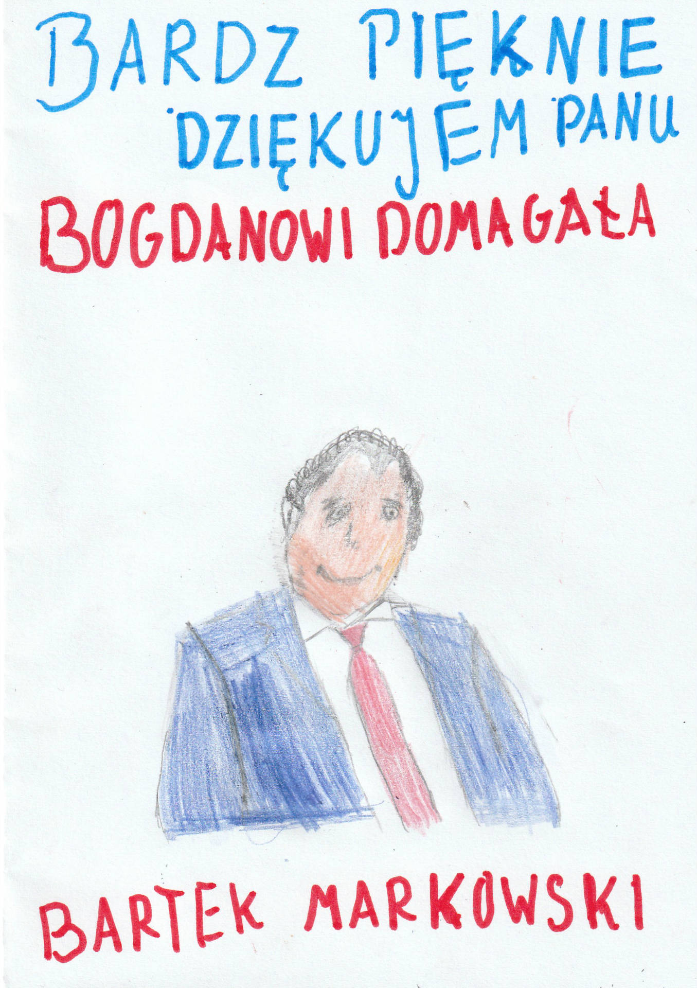 Podziękowania dla Pana Bogdana Domagały - Obrazek 2