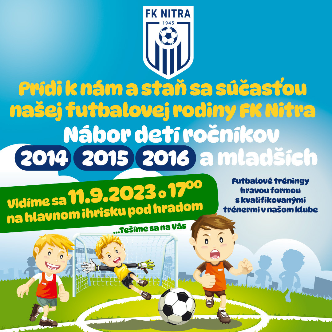 Nábor detí do FK Nitra - Obrázok 1