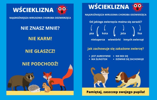 Ostrzeżenie przed wścieklizną na terenie województwa mazowieckiego - Obrazek 1